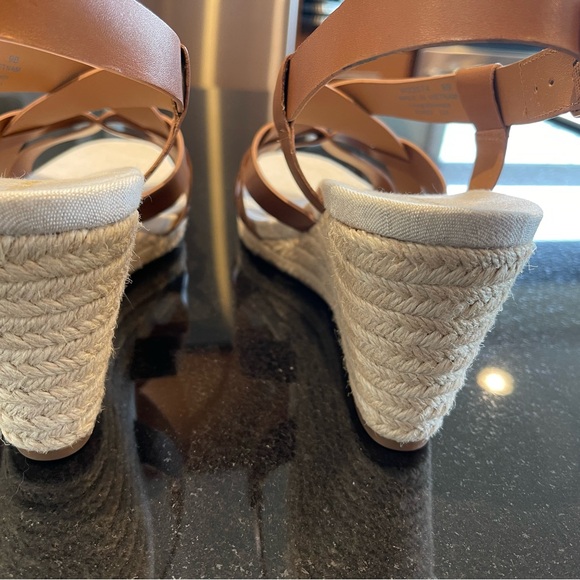 New Cole Haan Crystal Wedge Sandals - Picture 4 of 7